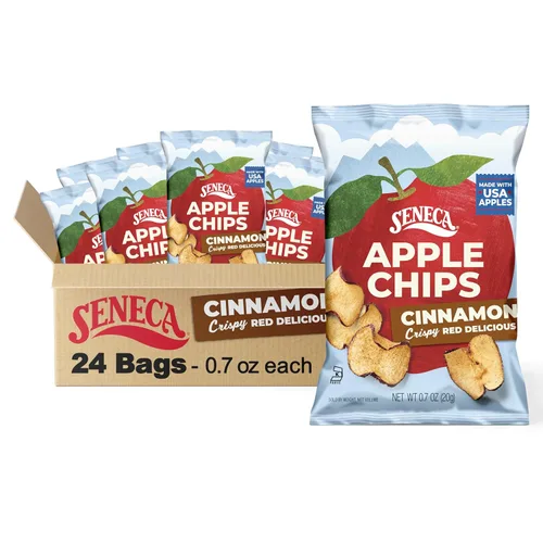 Miniatura 15 de Seneca Chips de manzana de caramelo Hecho de manzanas frescas 100% manzanas rojas deliciosas Huertos de Yakima Valley Perfección de manzana