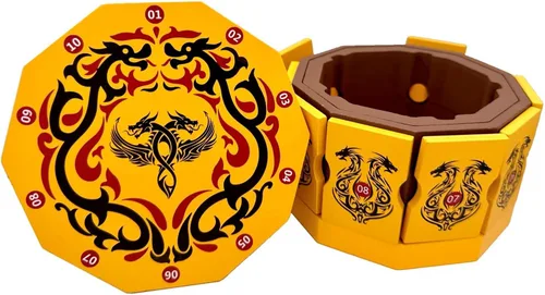 Miniatura 6 de Dragons Cave Safe Secret - Caja de rompecabezas con dinero y tarjetero de regalo en una caja de seguridad de madera IQ desafiante con compartimentos