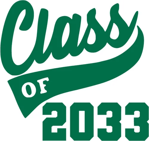 Miniatura 31 de Graduation Iron On Transfer, Class of 2033 Tshirt Decal, High School College Senior Shirt Sticker, HTV Graduate Patch, Pick Size Color, Iron-On Gold