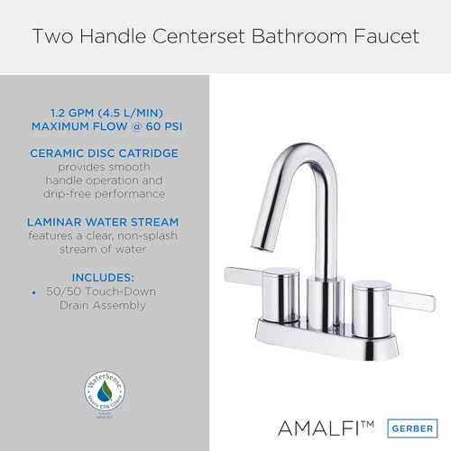 Miniatura 4 de DANZE D301130 - Grifo de lavabo central, cromado