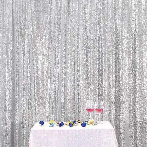 Miniatura 81 de Poise3EHome Cortina de Fondo de Lentejuelas Azul Bebé, Cortina de Fondo de Fotografía de Lentejuelas de 8 pies x 10 pies para Decoración de Fiestas