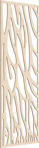 Miniatura 118 de 9 3/8"W x 24 3/8"H x 1/4"T Bristol Decorativos Paneles de Pared de Madera Calado, Cereza