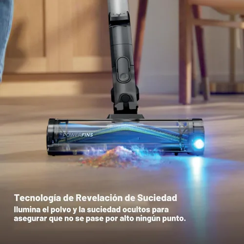 Miniatura 3 de Aspiradora inalámbrica Shark PowerPro Reveal Plus, tecnología FloorDetect y Dirt-Reveal, filtro HEPA, para alfombra y suelo duro, recargable