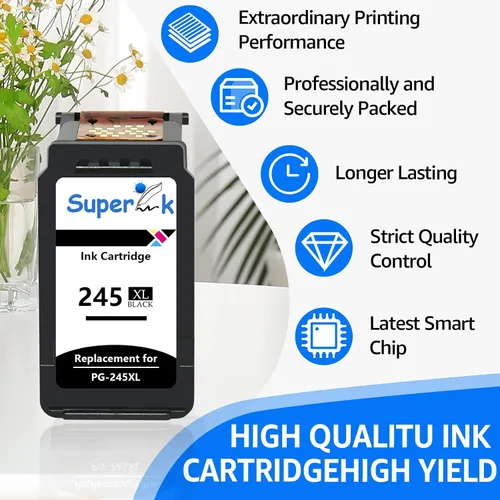 Miniatura 4 de Cartucho de tinta negro 245XL de repuesto para Canon 245 PG245 XL PG245XL para Pixma MX490 TR4520 TS3322 TR4522 TR4500 TS3122 TS3300 MX492 MG2522