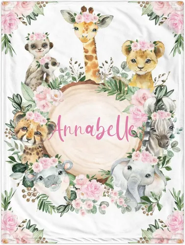 Miniatura 24 de Manta de Bebé Personalizada para Niños, Manta de Bebé Personalizada con Nombre Súper Suave Mantas con Nombre Personalizadas para Niños, Mantas