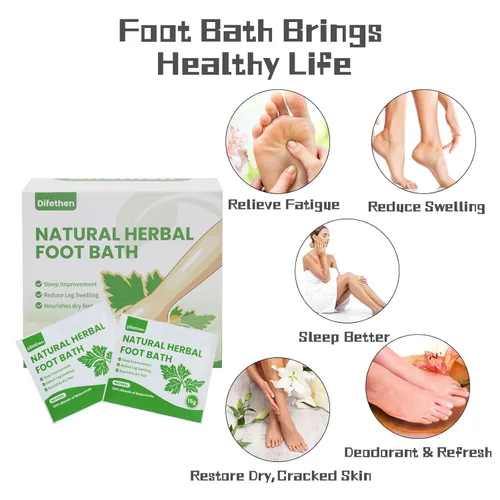 Miniatura 4 de Remojo natural para pies de artemisa/ajenjo, bolsa de baño de pies de jengibre linfático, spa de pies antihinchazón que promueve el metabolismo