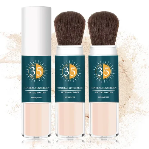 Miniatura 8 de Polvo mineral de protección solar SPF en polvo para control de aceite facial de larga duración en polvo de protección solar para la cara Luz natural