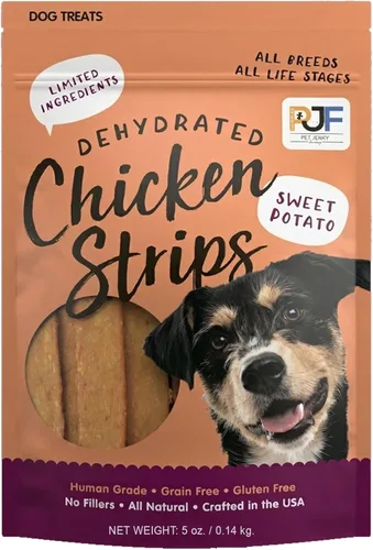 Miniatura 10 de Pet Jerky Factory Golosinas prémium de pollo y batata para perros de 12 oz. 100% grado humano Fabricado en EE.UU. Alto en proteínas Sin