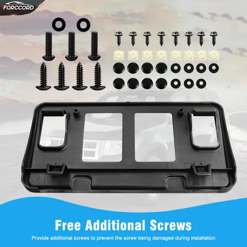 Miniatura 5 de Ajuste personalizado para soporte de placa de matrícula Ford F-150 2008 2007 2006 Marco de placa de matrícula frontal negro Accesorios de automóvil