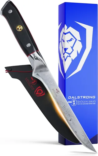 Miniatura 8 de DALSTRONG Cuchillo fileteador, Shogun Series – VG10 – 6 pulgadas– con vaina – 2 mm de grosor