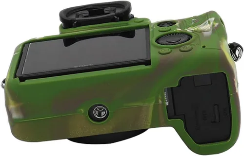 Miniatura 6 de TUYUNG - Funda de silicona para A7 III, funda protectora para cámara, compatible con cámaras Sony Alpha A7 III A7M3, verde militar