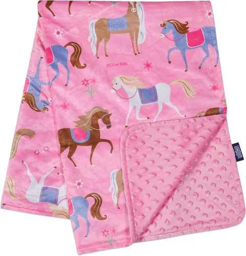 Miniatura 12 de Wildkin Manta de felpa para bebé, comodidad suave y acogedora, ideal para niños pequeños, viajes y guardería, rayas azules