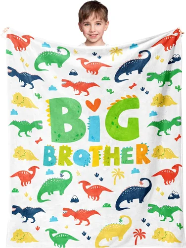 Miniatura 11 de Manta de dinosaurio, regalos de dinosaurio para niñas/niños de 50 x 40 pulgadas, regalo de cumpleaños para niños y adolescentes a los que les gustan