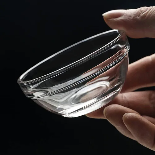 Miniatura 3 de Cuencos de inmersión de salsa de soja de vidrio transparente, platos de acompañamiento para aperitivos, sushi, aperitivos, frutas, postre, 3 pulgadas