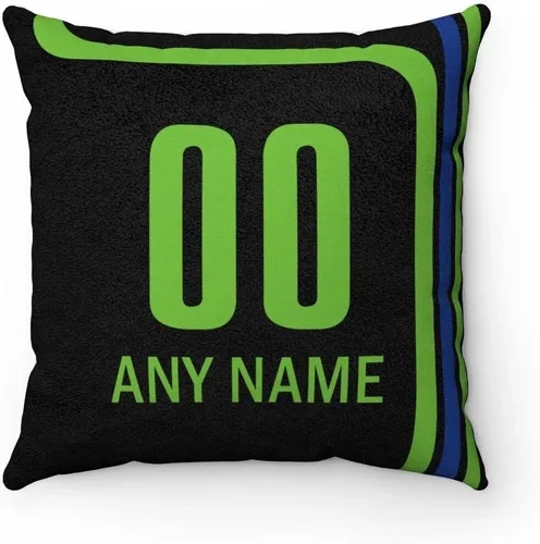Miniatura 6 de Generic Atlanta - Almohada personalizada con cualquier nombre y número, regalos para hombres, mujeres y jóvenes, 1 paquete