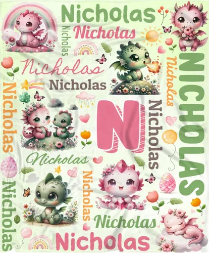 Miniatura 47 de Manta preescolar personalizada de bulldog para bebés, niños y niñas, sábanas de franela personalizadas súper suaves y ligeras, decoración para cuna