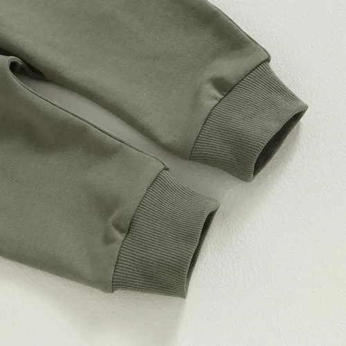 Miniatura 6 de FYBITBO Conjunto de ropa de 2 piezas para bebés y niños pequeños, sudadera de manga larga y pantalones