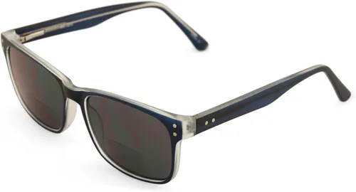 Miniatura 10 de Gafas de lectura rectangulares de gran calidad para hombres grandes - Lector de calidad óptica de ajuste ancho negro (TT Black)