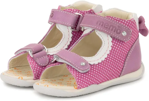 Miniatura 9 de Memo Mini Baby Girl First Walker - Sandalia ortopédica de piel antideslizante