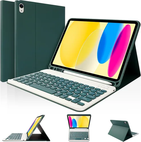 Miniatura 14 de LAMA Funda magnética con teclado para iPad (A16) de 11ª generación 2025/10ª generación 2022, con teclado para iPad de 11 pulgadas (A16) y 10.9 Rosa