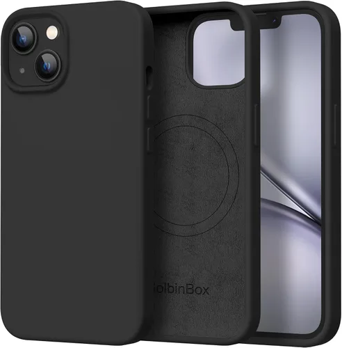 Miniatura 170 de GolbinBox Funda magnética para iPhone 17, compatible con MagSafe, cubierta de silicona integrada para control de cámara, funda de silicona líquida a