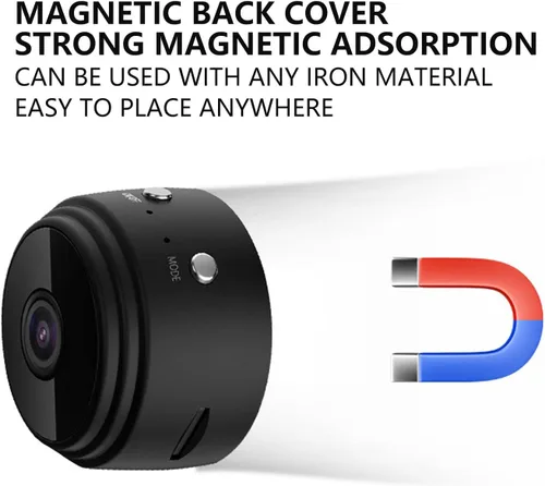 Miniatura 2 de Mini cámara oculta, cámara 1080P, mini cámara oculta con cubierta trasera magnética, cámaras de vigilancia de seguridad para el hogar, monitor