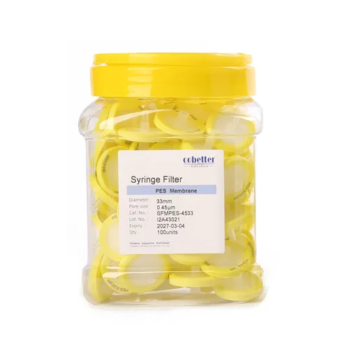 Miniatura 8 de Paquete de 100 Filtros de Jeringa PTFE para Laboratorio Filtros de Filtración Hidrofóbica Tamaño de Poro 0.22μm Diámetro 13mm No estéril Rojo