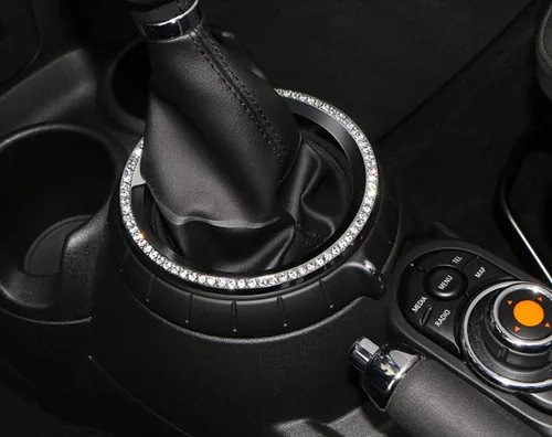Miniatura 3 de Accesorios interiores brillantes para Mini Cooper F54 F55 F56 F60 con diamantes de imitación de cristal de modificación de moda