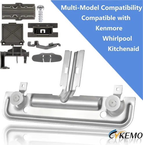 Miniatura 4 de Ajustador de estante superior para lavavajillas Whirlpool Kenmore Kitchenaid W10712395 Reemplazo para piezas de lavavajillas Whirlpool Kenmore