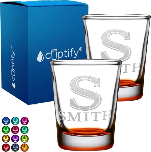 Miniatura 39 de Juego de 2 vasos de chupito personalizados para hombre, fondo azul, 2 onzas, grabados, regalo personalizado para cumpleaños, bodas, día del padre