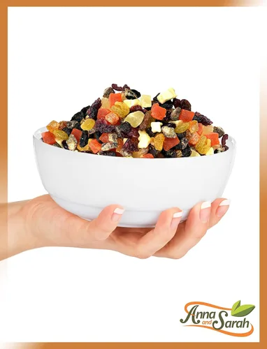 Miniatura 3 de Anna and Sarah Mini mezcla de frutos secos, surtido de frutas secas, aperitivo saludable en bolsa resellable, 5 libras, 1 paquete