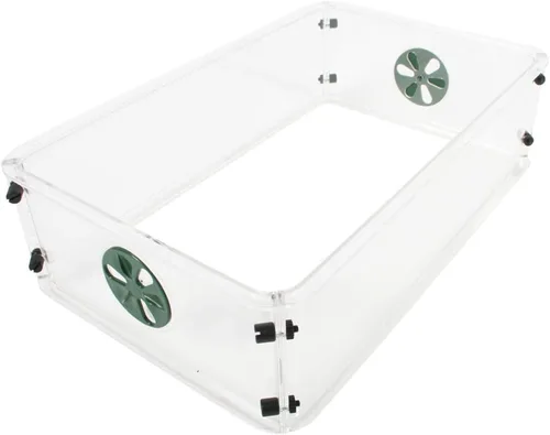 Miniatura 6 de EarlyGrow 93763 propagador medio con cúpula para semillas y hierbas con extensión de altura lateral ventilada, verde