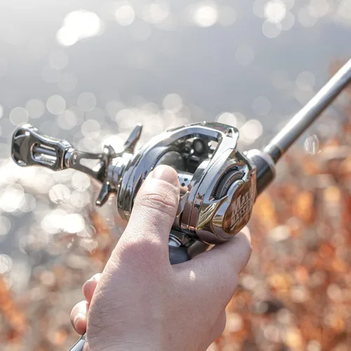 Miniatura 6 de HAUT TON Matel Master Advanced Version Baitcaster reels,6.2:1Gear Ratio,5+1Ball Bearing,Bait clickers,12Lb Drag System Fishing Reels,for