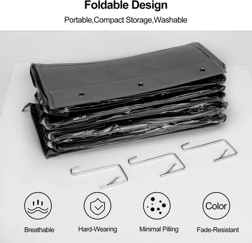 Miniatura 6 de Lirex Organizador de bolso para colgar sobre la puerta y estante para el armario, organizador de almacenamiento de bolsos con colgador para bolsos.