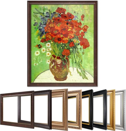 Miniatura 71 de DECORARTS - Serie de pinturas enmarcadas de Vincent Van Gogh (favoritos) – impresión giclée de arte en lienzo.