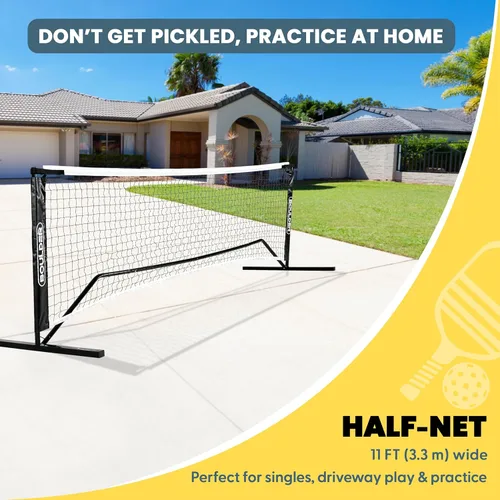 Miniatura 7 de Boulder Portable Badminton Pickleball Net - Foldable/Extendable Poles for Multiple Sports Heights (UP to 5 ft) - Ideal for Tennis, Pickleball, Negro