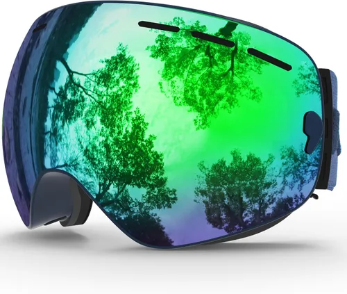 Miniatura 8 de JULI Gafas de esquí, gafas de snowboard para deportes de nieve de invierno con lente antivaho BNC
