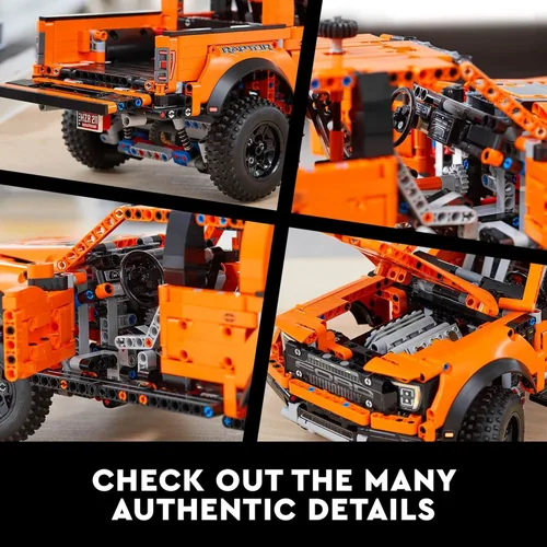 Miniatura 3 de LEGO Technic Ford F-150 Raptor 42126 Kit de construcción modelo; disfruta de una construcción inmersiva recreando las características y funciones