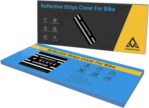 Miniatura 7 de ADDMOTOR Almohadilla de protección de batería de nailon, protector de marco de bicicleta de ciclismo, cubierta protectora reflectante