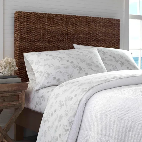 Miniatura 216 de Tommy Bahama - Juego de sábanas tamaño King, ropa de cama de percal 100% algodón con una sensación crujiente y fresca, sábanas con sábana bajera