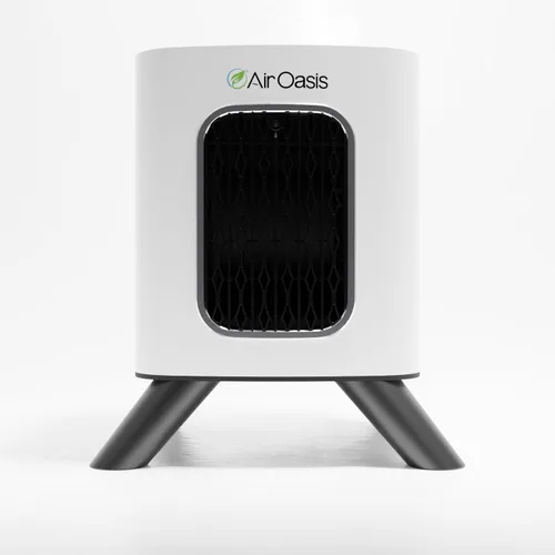 Purificador de aire Air Oasis iAdaptAir 2.0 con filtro HEPA H13 reduce el 99% de virus, moho, polvo, humo, polen y olores, el más silencioso del