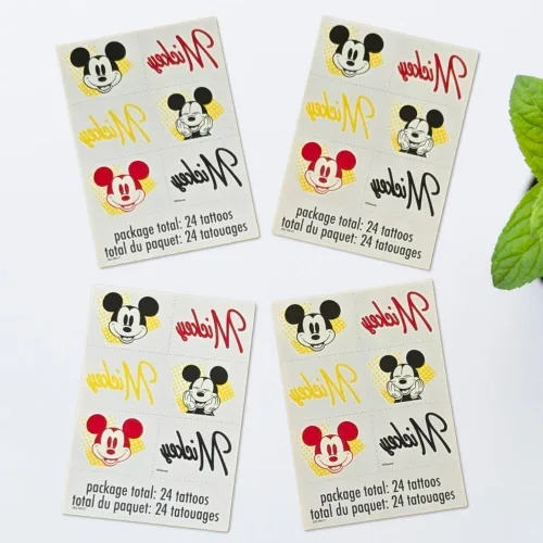Miniatura 5 de Unique Disney Mickey Mouse Tattoos – Paquete de 24 Diseños mágicos para niños, regalos de fiesta perfectos para cumpleaños y fiestas temáticas