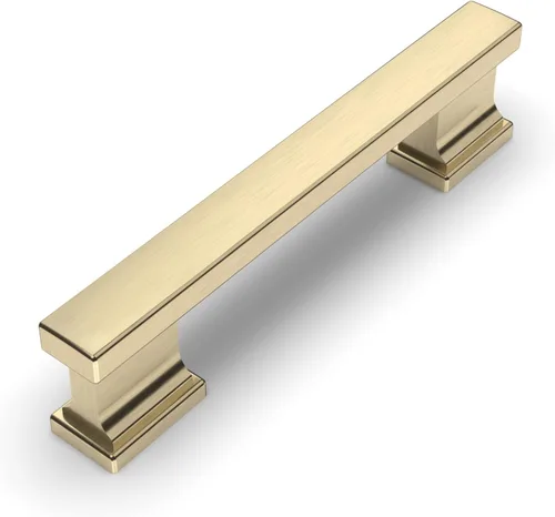 Miniatura 36 de Amerdeco - Paquete de 6 perillas en negro mate para gabinete, un solo orificio de 1.46 pulgadas, manijas para armarios, tiradores rectangulares