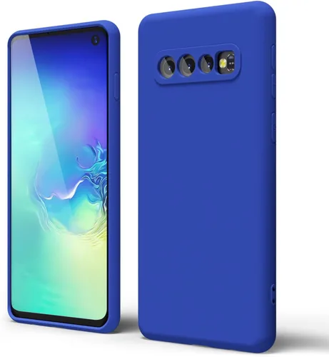 Miniatura 172 de oakxco Funda para teléfono Samsung Galaxy S21 Ultra con agarre de silicona líquida, bonita funda delgada y delgada de goma suave de TPU lisa
