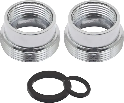 Adaptador de grifo, 2 unidades, conector de aireador, conector de grifo de cocina de metal sólido para purificador de agua (0.630 in hembra a 0.866