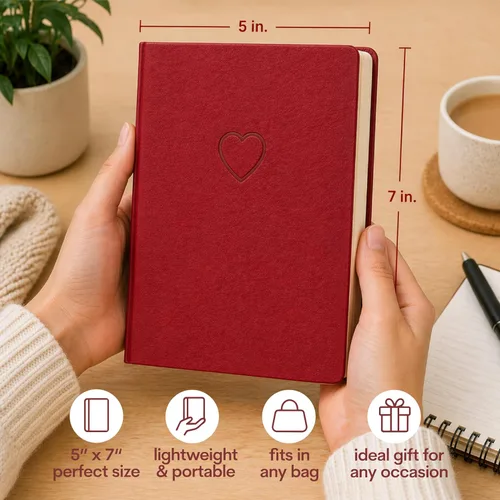 Miniatura 5 de WORLD TRAVELER Cuaderno de diario – 5 x 7 pulgadas, 256 páginas rayadas, de piel sintética, con forro en blanco, cuadernos de tapa dura para diario