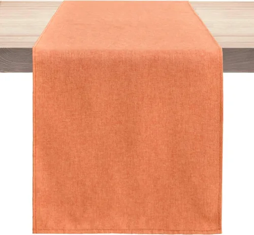 Miniatura 10 de Camino de mesa de 13 x 72 pulgadas de largo, algodón lino estilo granja gris mantel de mesa para cocina, comedor, mesa de café, fiestas, boda