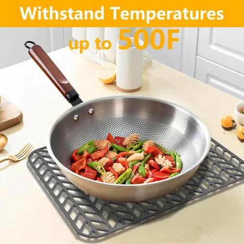 Miniatura 5 de Protectores de fregadero para fregadero de cocina de 12, 13, 16, 18, 19, 24, 26, 28, 29, 30 pulgadas, protectores de silicona para fregadero de Gris
