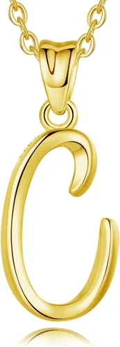 Miniatura 15 de EUDORA Collares de plata esterlina con inicial para mujer, regalos clásicos de 26 letras sin cuello para niñas, hermana, madre hija, cadena de 18