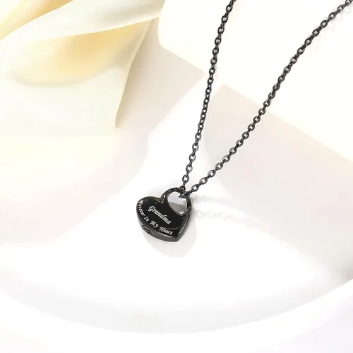 Miniatura 4 de Colgante conmemorativo impermeable para cenizas Joyería de urna de cremación con kit de relleno gratuito y caja de terciopelo, collar de recuerdo